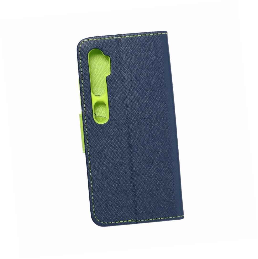 Etui zamykane z klapk� i magnesem Fancy Book czarno-z�oty Xiaomi Redmi Note 10