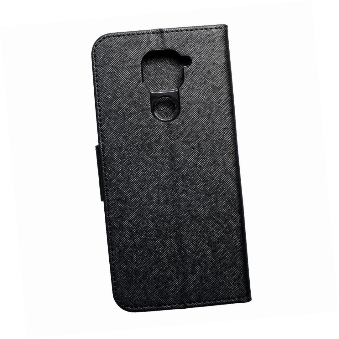 Etui zamykane z klapk� i magnesem Fancy Book czarny Xiaomi Redmi Note 9