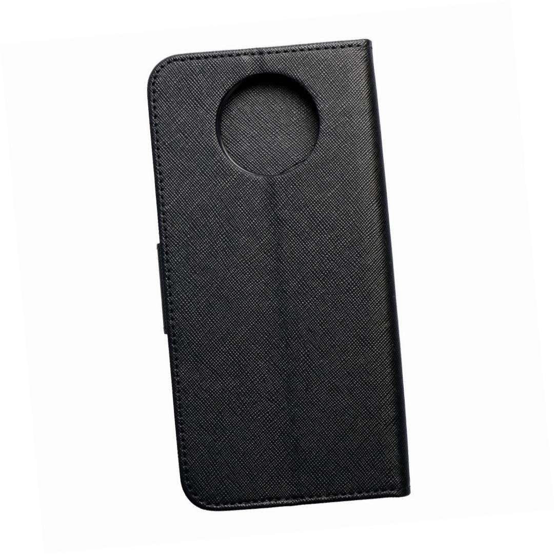 Etui zamykane z klapk� i magnesem Fancy Book czarny Xiaomi Redmi Note 9T 5G