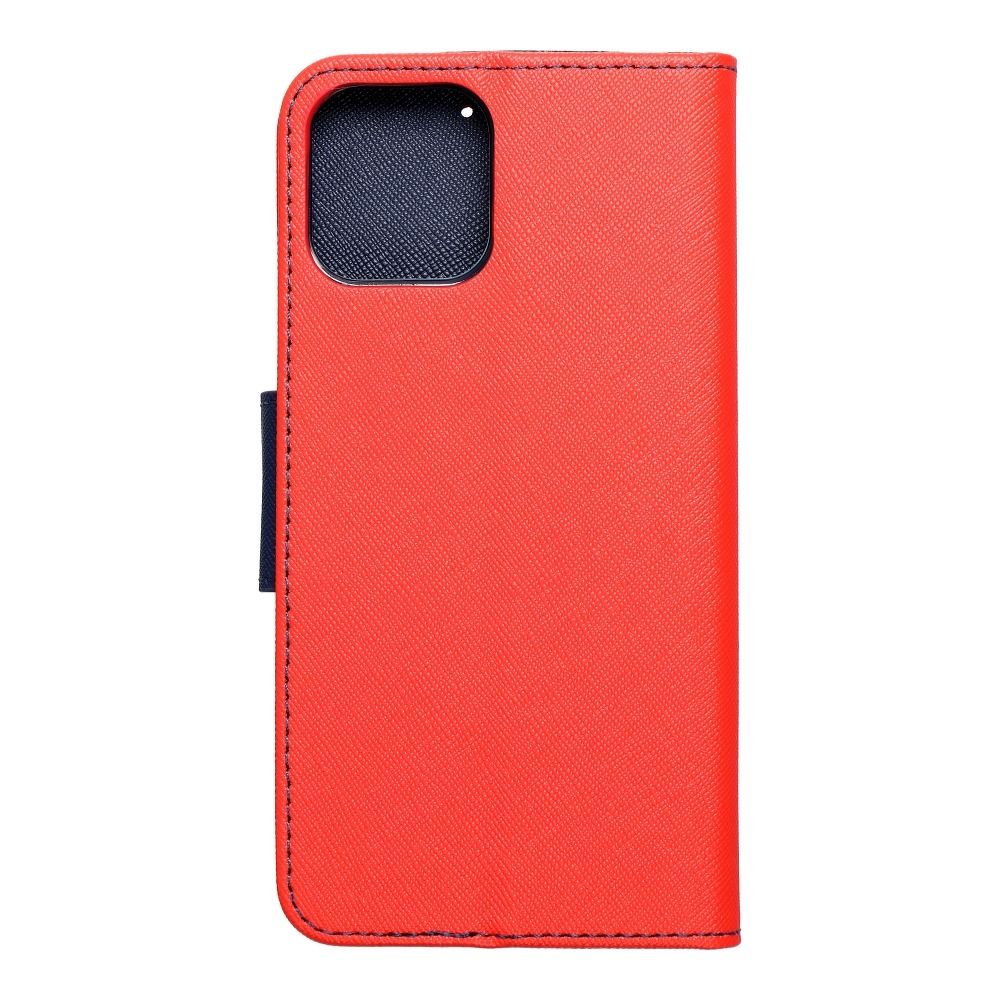 Etui zamykane z klapk� i magnesem Fancy Book czerwono-granatowy Apple iPhone 12 / 2