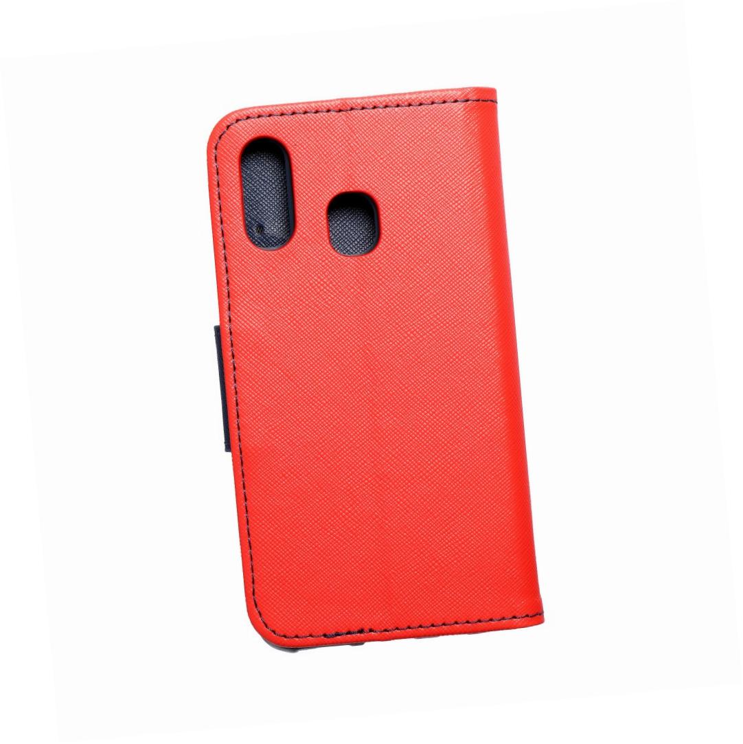 Etui zamykane z klapk� i magnesem Fancy Book czerwono-granatowy Apple iPhone 13 Pro Max