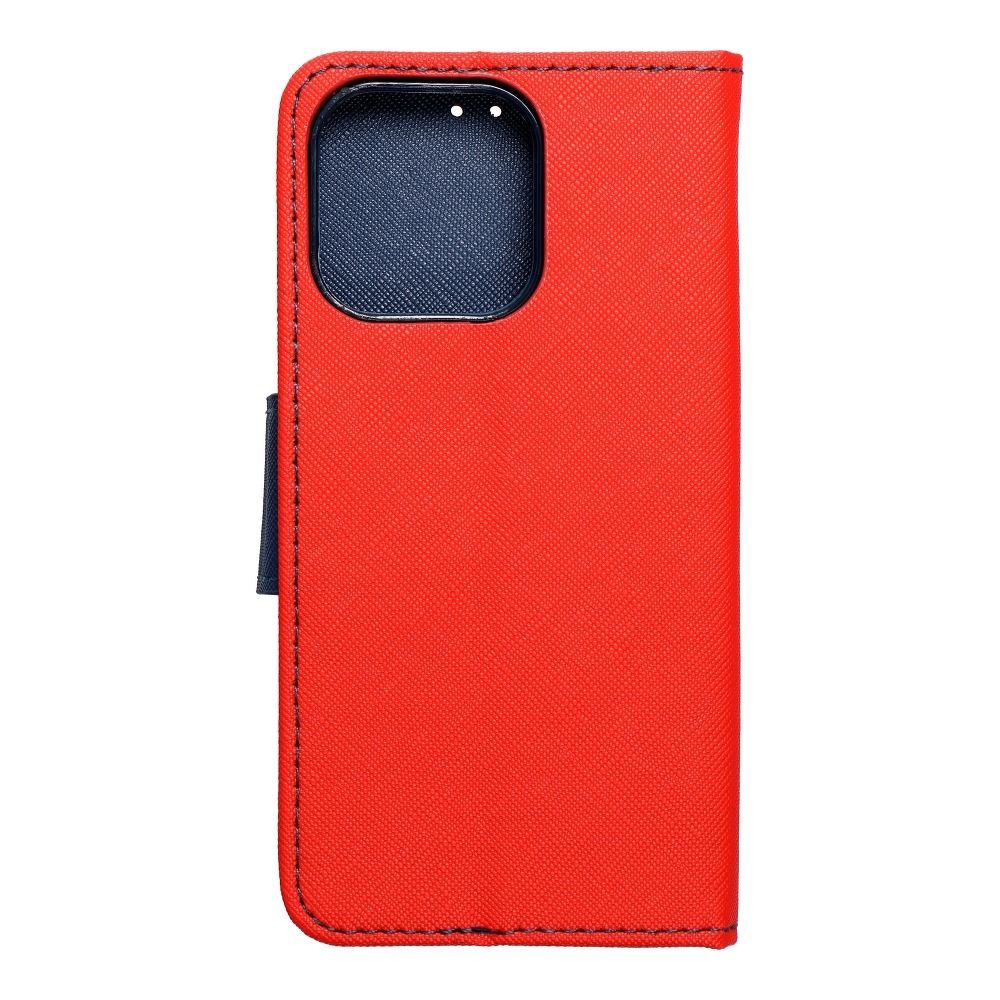 Etui zamykane z klapk� i magnesem Fancy Book czerwono-granatowy Apple iPhone 13 Pro / 2