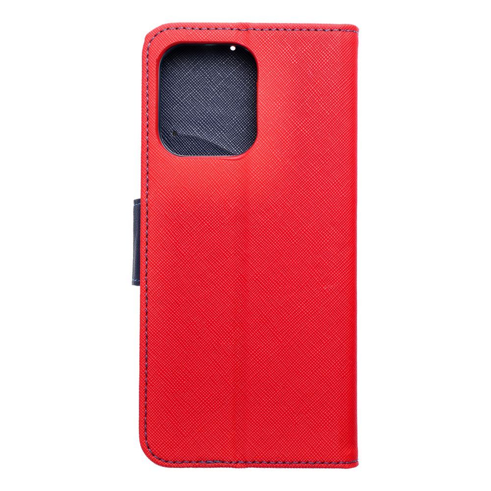 Pokrowiec Fancy Book czerwono-granatowy Motorola Moto G75 / 10
