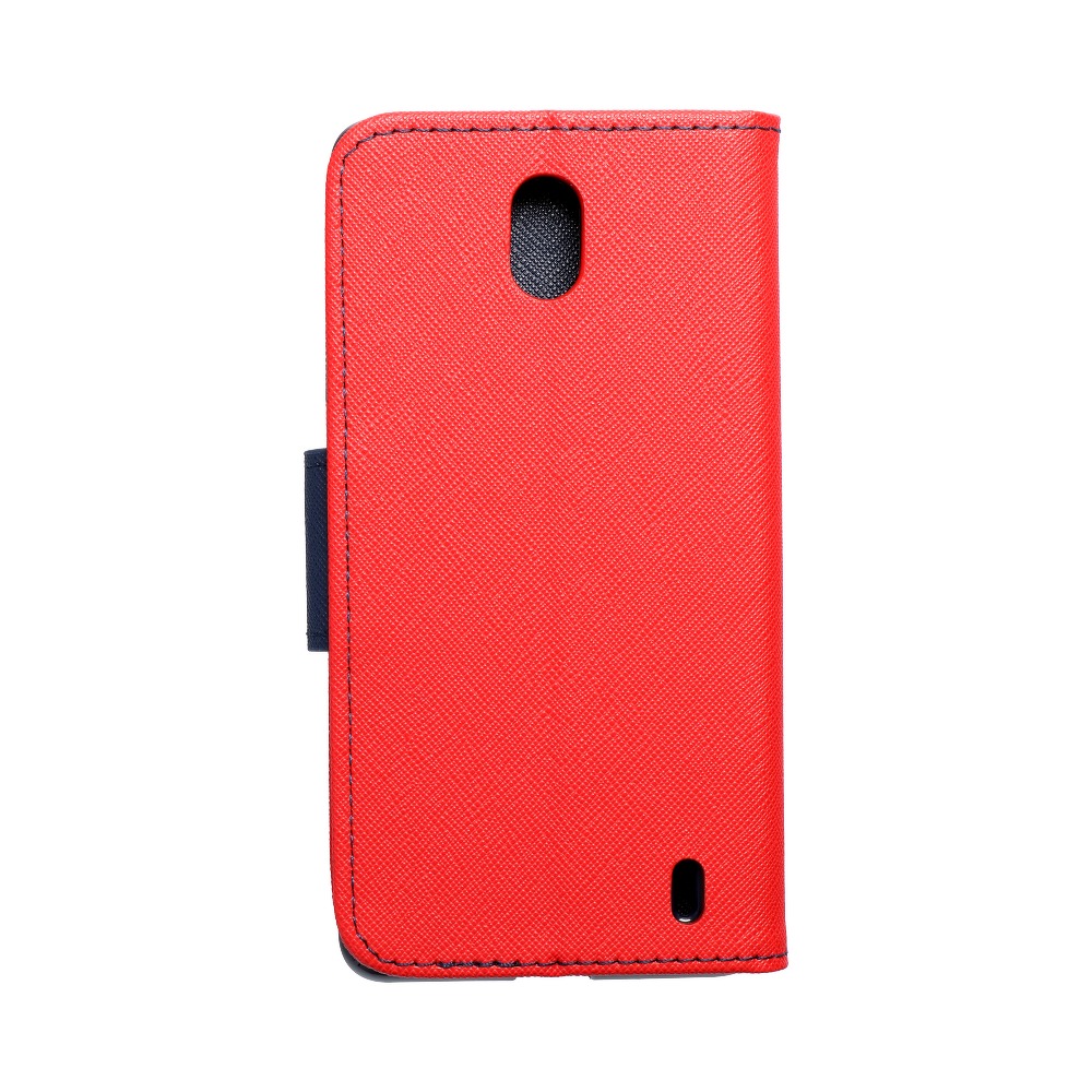Pokrowiec Fancy Book czerwono-granatowy Nokia 1 Plus / 2