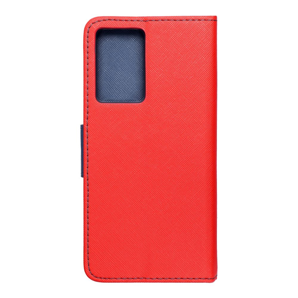 Pokrowiec Fancy Book czerwono-granatowy Oppo A57 / 2