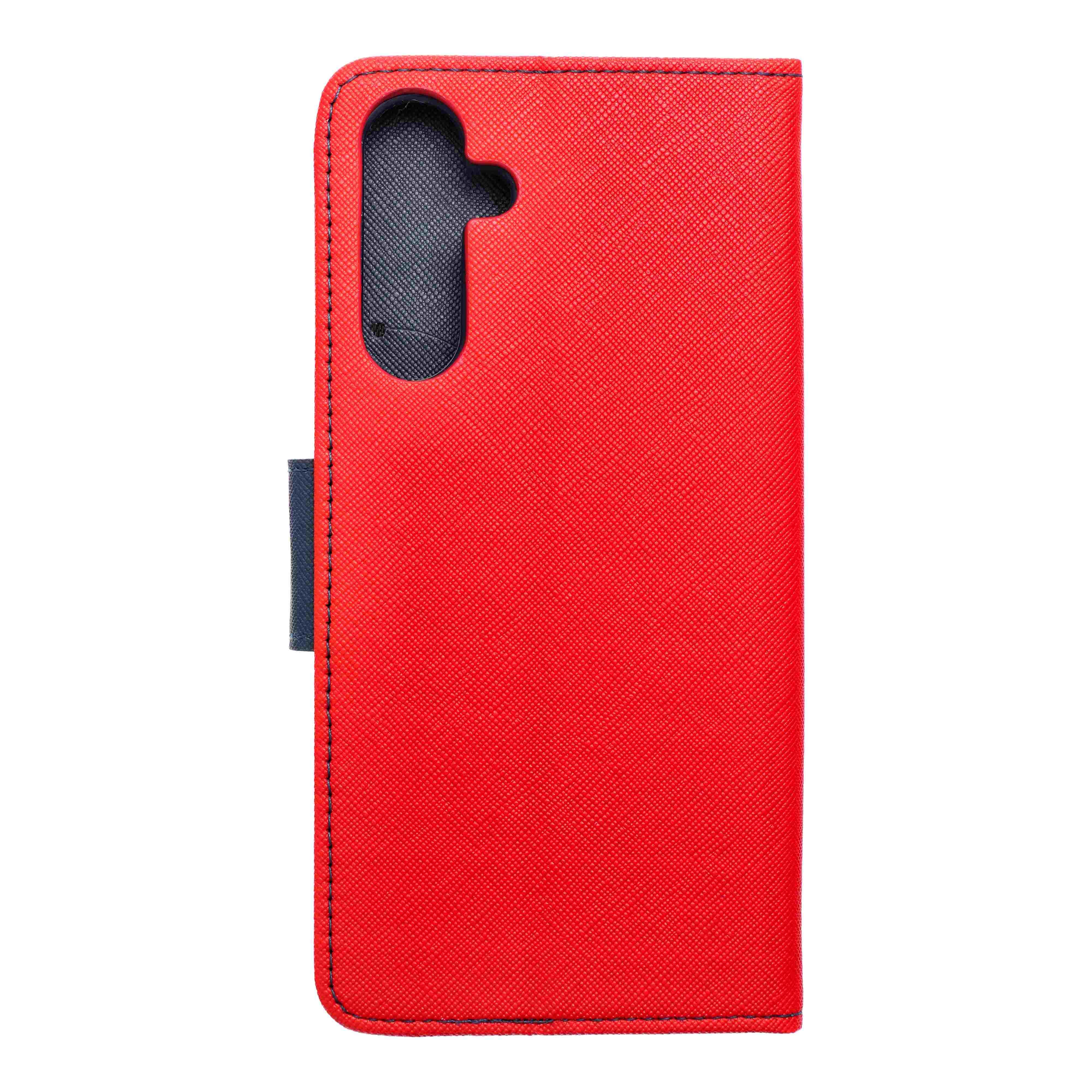 Pokrowiec Fancy Book czerwono-granatowy Samsung A16 / 10