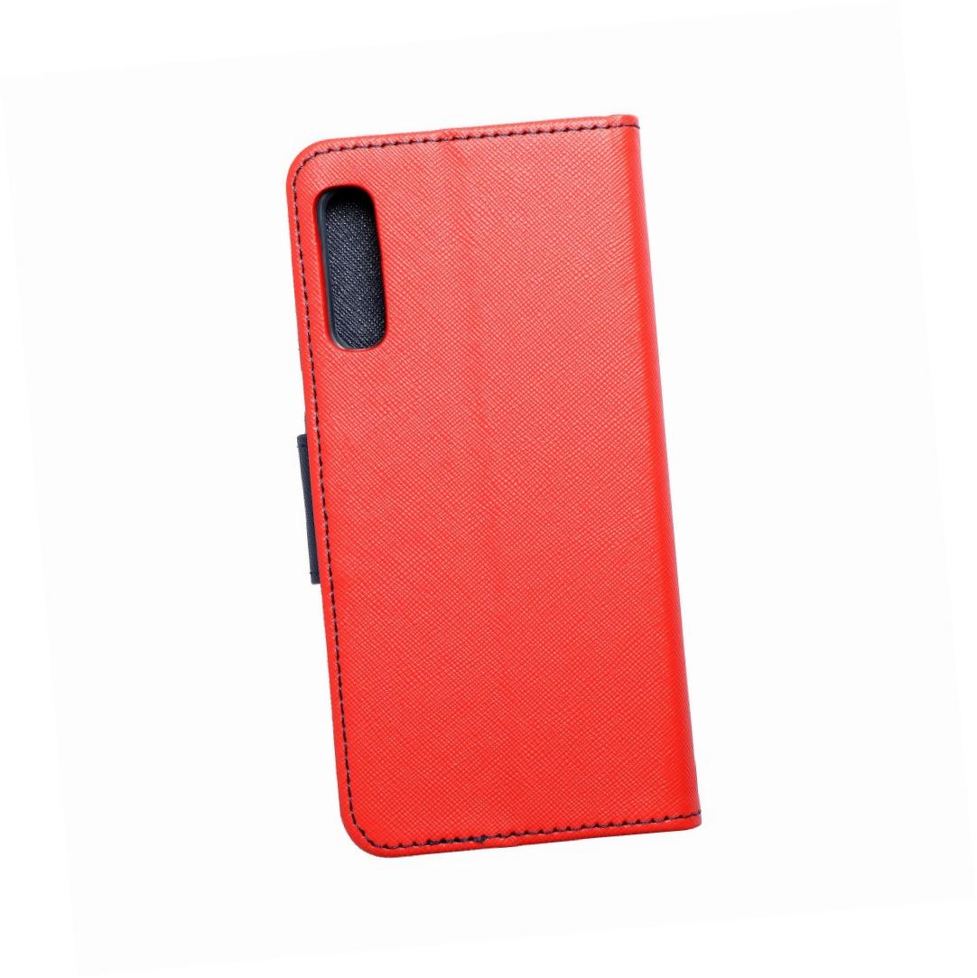 Etui zamykane z klapk� i magnesem Fancy Book czerwono-granatowy Samsung Galaxy A30s