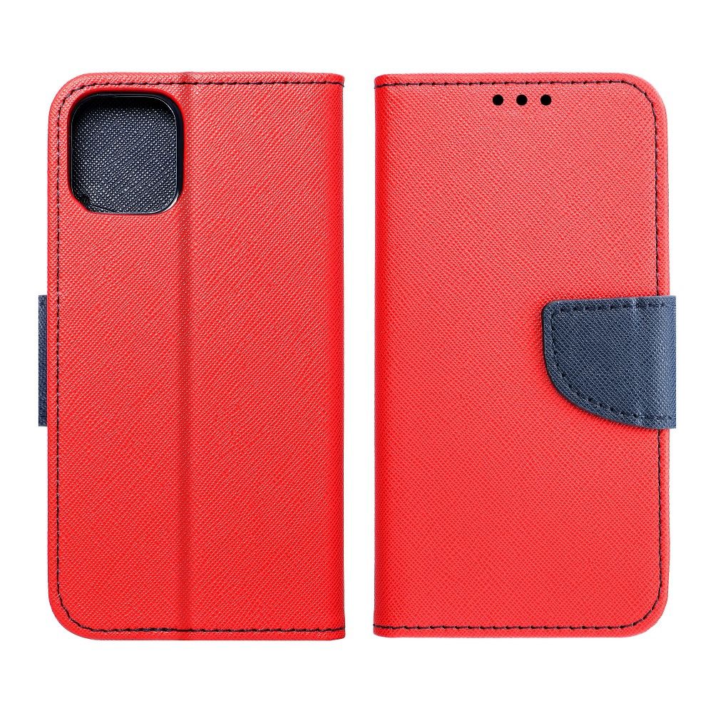 Etui zamykane z klapk� i magnesem Fancy Book czerwono-granatowy Samsung Galaxy A73 5G / 4