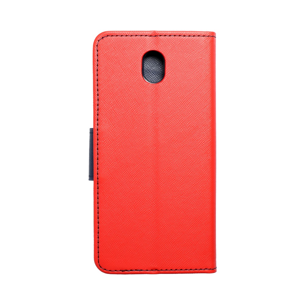 Etui zamykane z klapk i magnesem Fancy Book czerwono-granatowy Samsung Galaxy J7 (2017) / 2