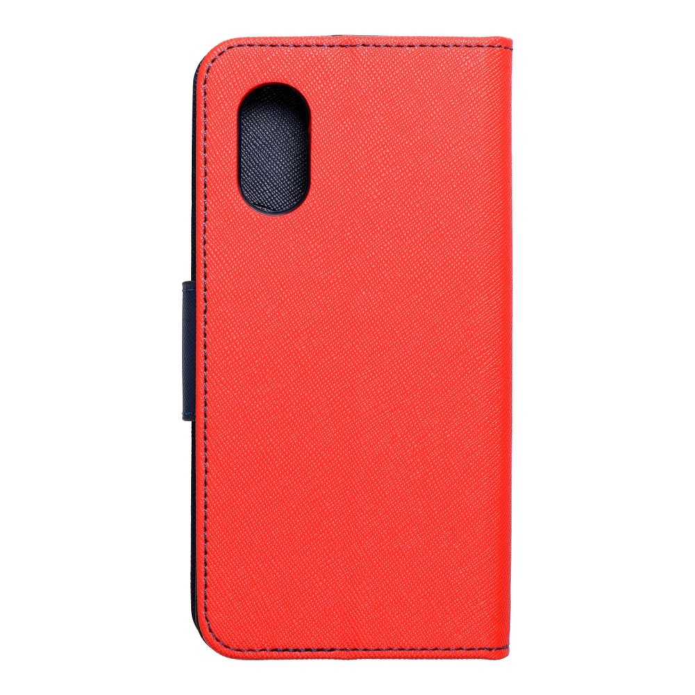Etui zamykane z klapk� i magnesem Fancy Book czerwono-granatowy Samsung Galaxy Xcover 5 / 2