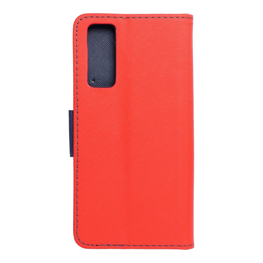 Etui zamykane z klapk� i magnesem Fancy Book czerwono-granatowy Vivo Y52 5G / 2