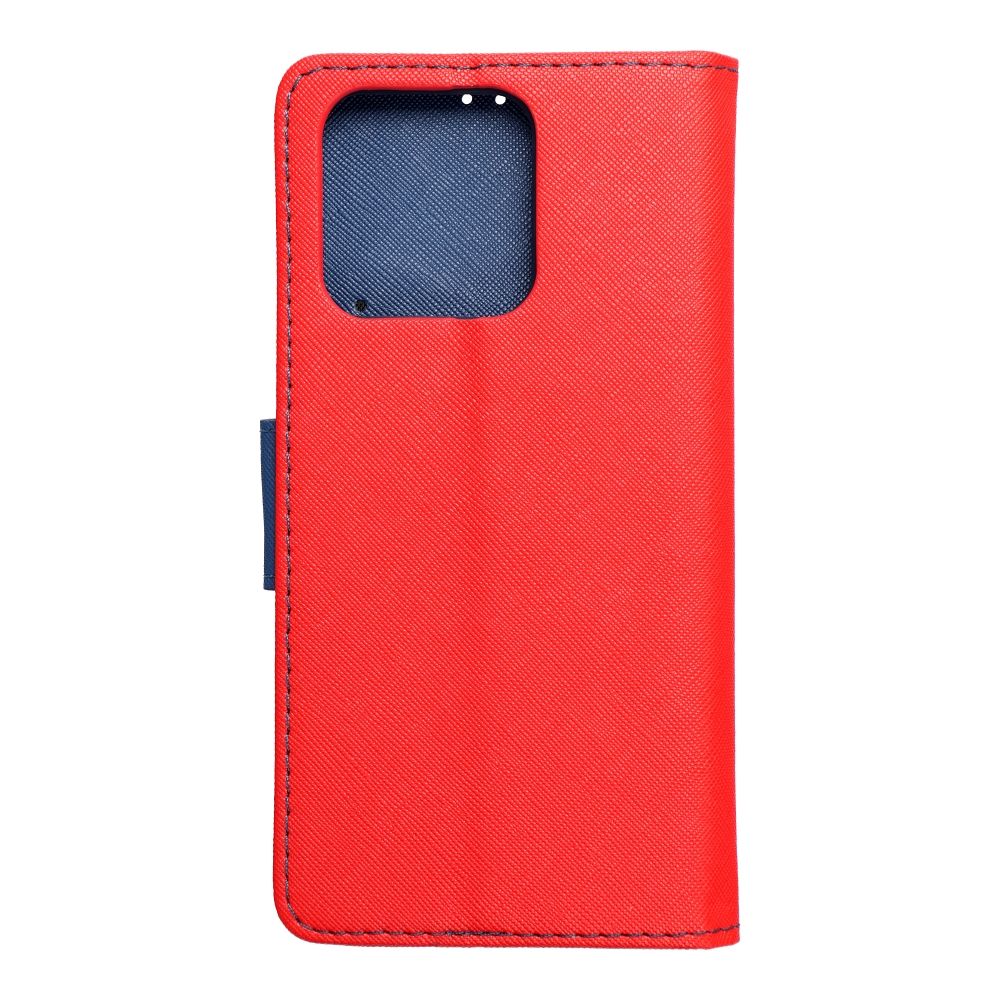 Etui zamykane z klapk� i magnesem Fancy Book czerwono-granatowy Xiaomi Redmi 10C / 2
