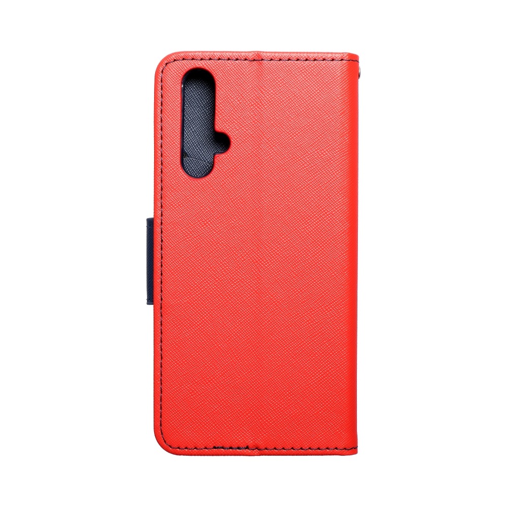 Pokrowiec Fancy Book czerwono-granatowy Huawei Nova 5T