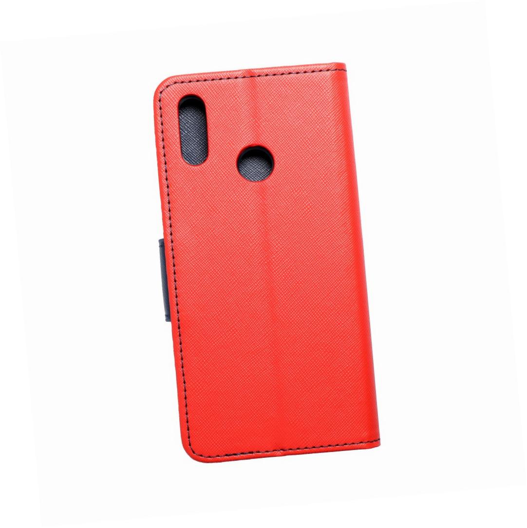 Etui zamykane z klapk i magnesem Fancy Book czerwono-granatowy Huawei P Smart 2019