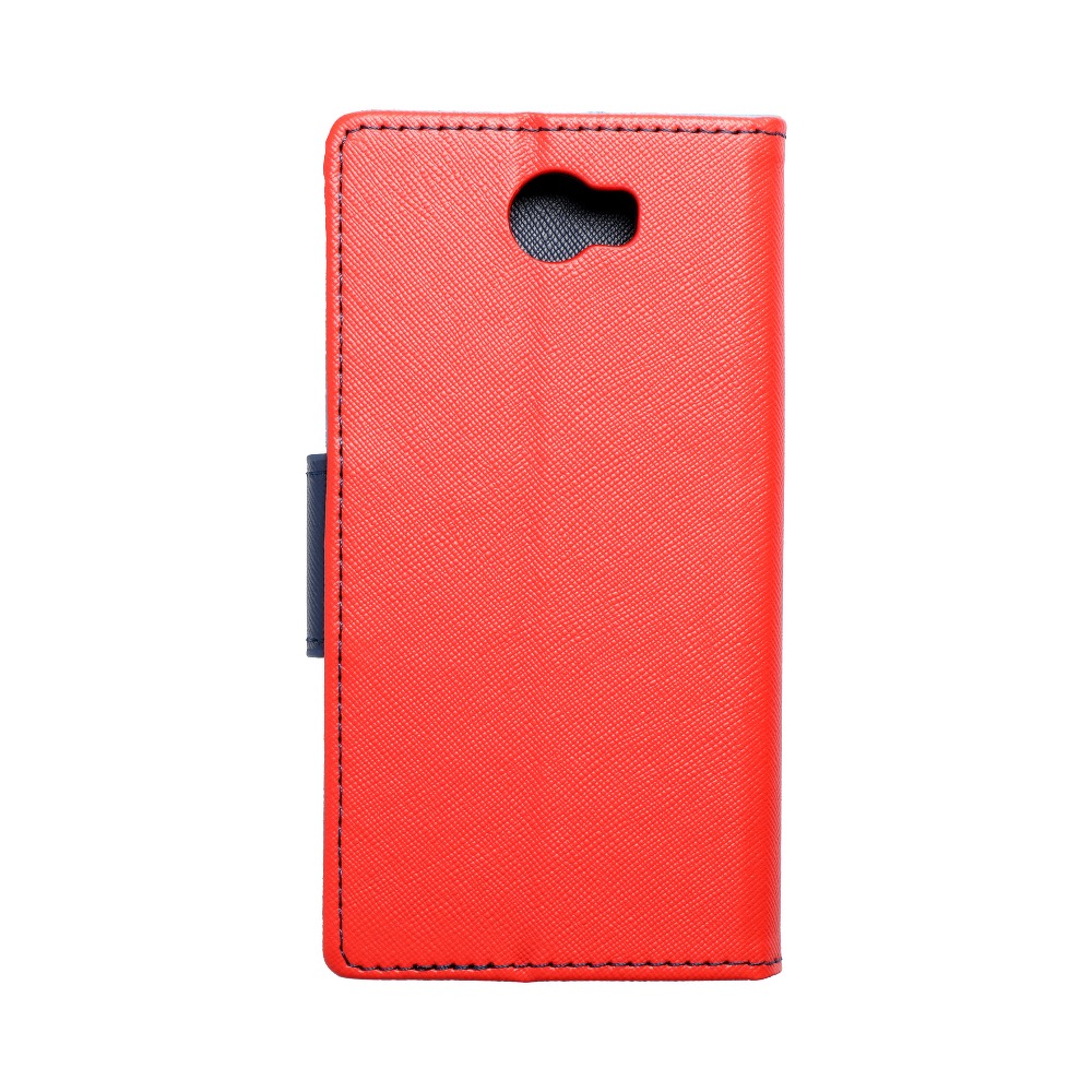 Pokrowiec Fancy Book czerwono-granatowy Huawei Y6 II Compact