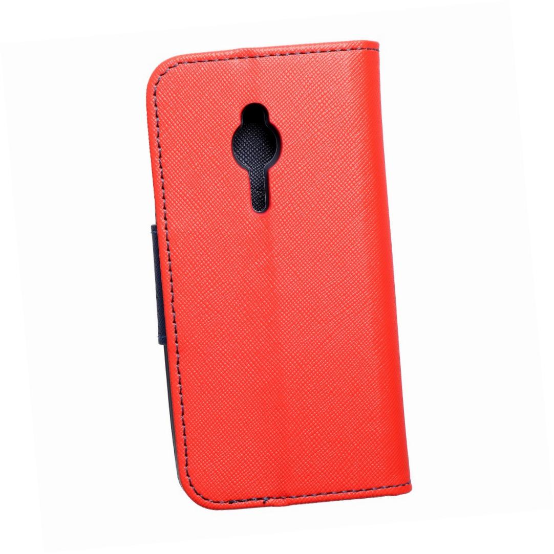 Etui zamykane z klapką i magnesem Fancy Book czerwono-granatowy Nokia 5230 Etui zamykane z klapką i magnesem Fancy Book czerwono-granatowy Nokia 5230