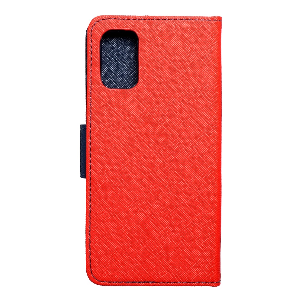 Pokrowiec Fancy Book czerwono-granatowy Samsung A02S