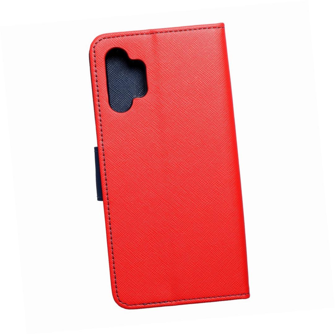 Etui zamykane z klapk i magnesem Fancy Book czerwono-granatowy Samsung A32 5G