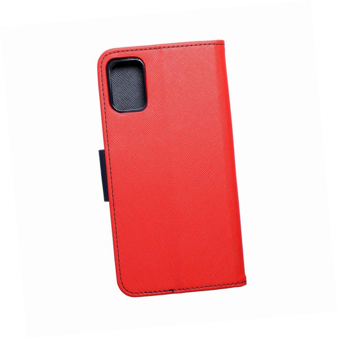 Etui zamykane z klapk i magnesem Fancy Book czerwono-granatowy Samsung A51 5G