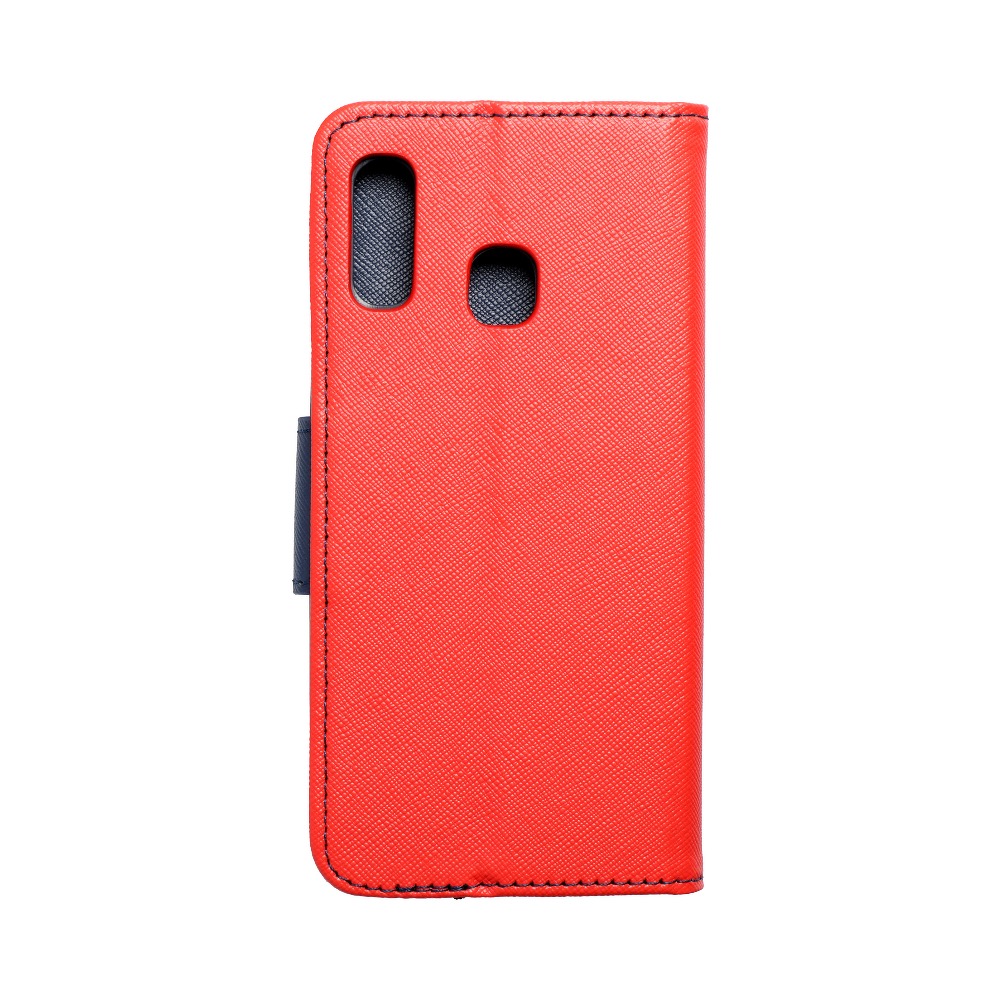 Pokrowiec Fancy Book czerwono-granatowy Samsung Galaxy A20e