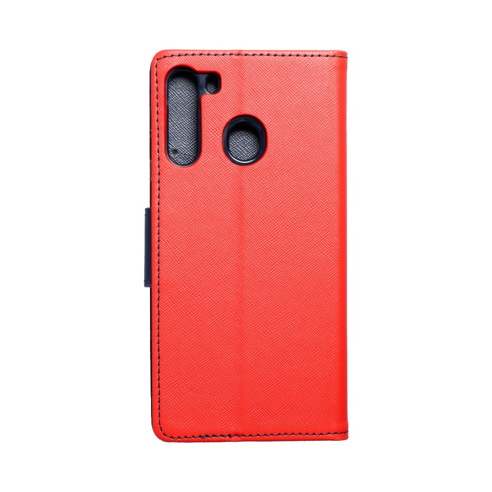 Pokrowiec Fancy Book czerwono-granatowy Samsung Galaxy A21