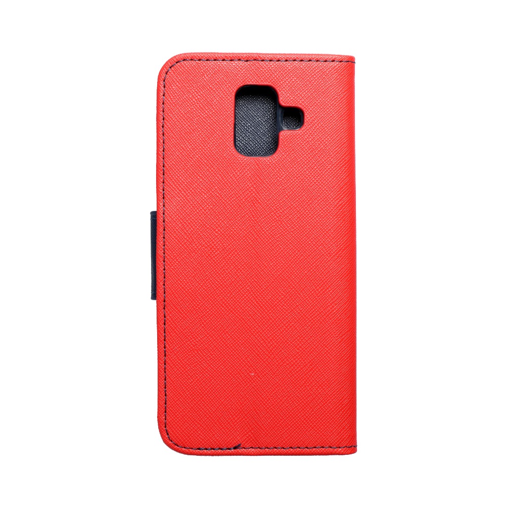 Pokrowiec Fancy Book czerwono-granatowy Samsung Galaxy A6 (2018)