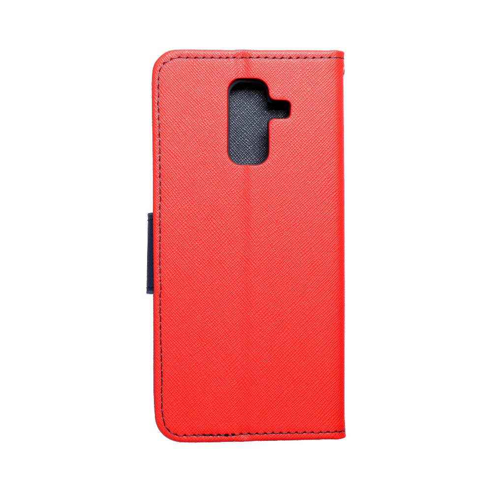 Pokrowiec Fancy Book czerwono-granatowy Samsung Galaxy A6 Plus (2018)