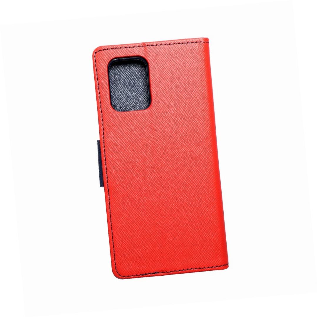 Etui zamykane z klapk� i magnesem Fancy Book czerwono-granatowy Samsung Galaxy S10 Lite