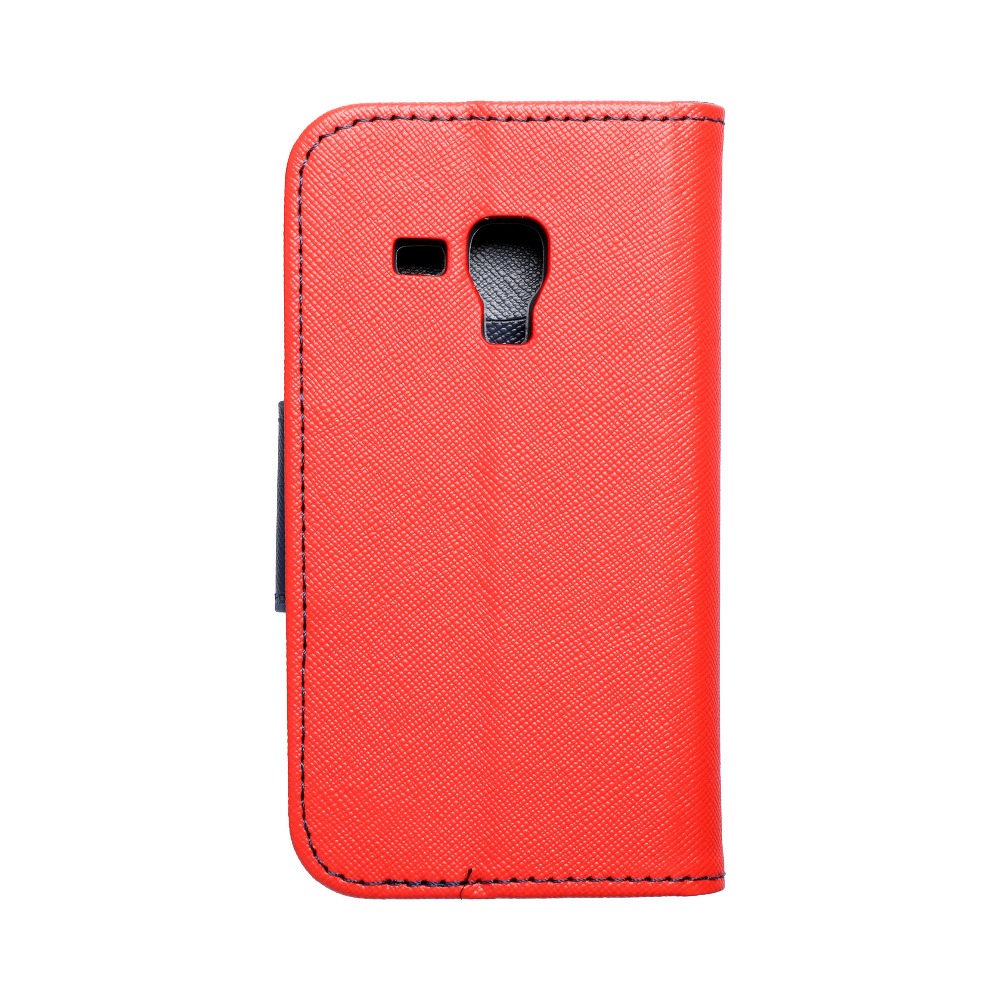 Pokrowiec Fancy Book czerwono-granatowy Samsung Galaxy Trend Plus (S7580)