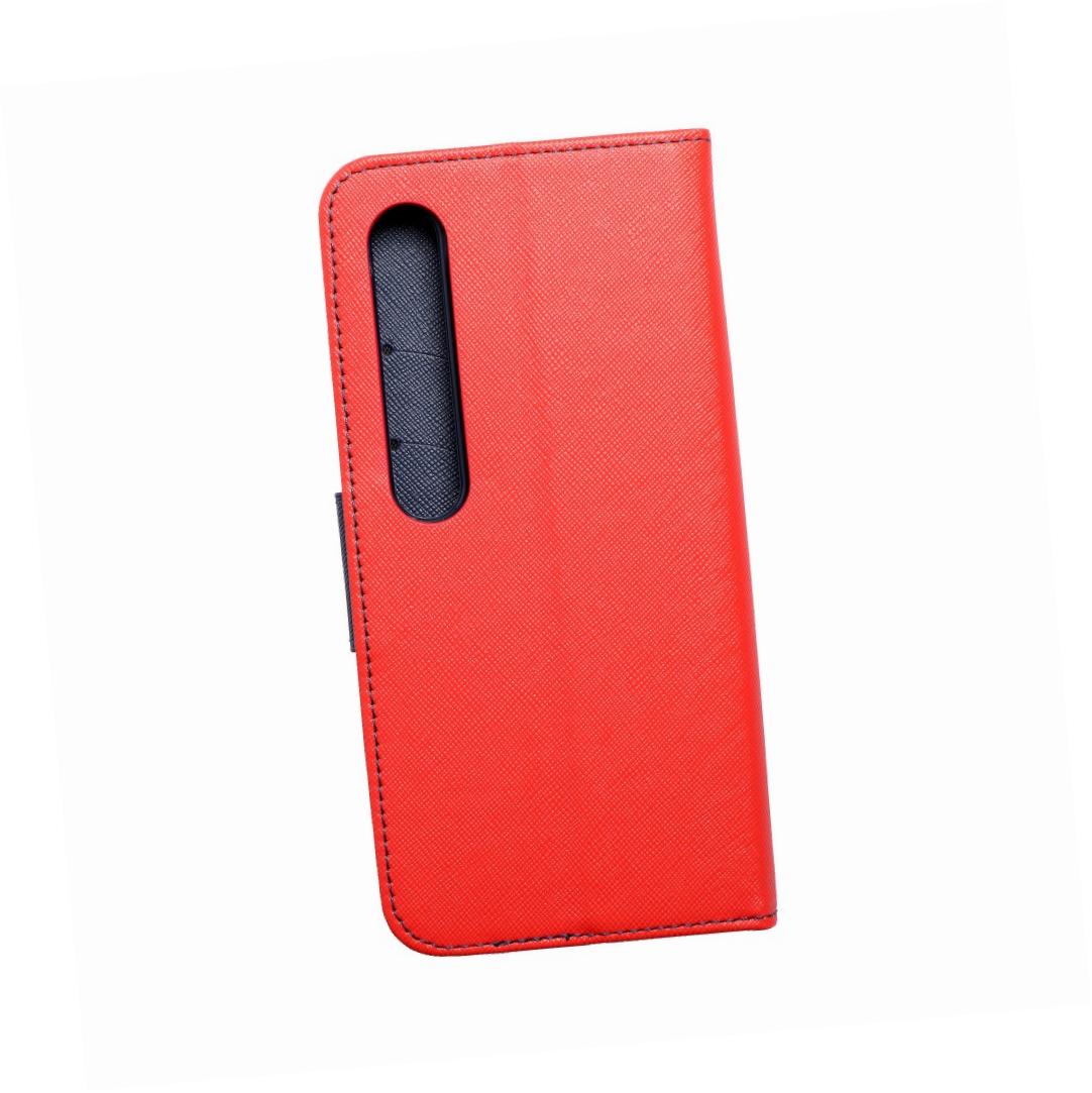 Etui zamykane z klapk� i magnesem Fancy Book czerwono-granatowy Xiaomi Mi 10T Pro 5G
