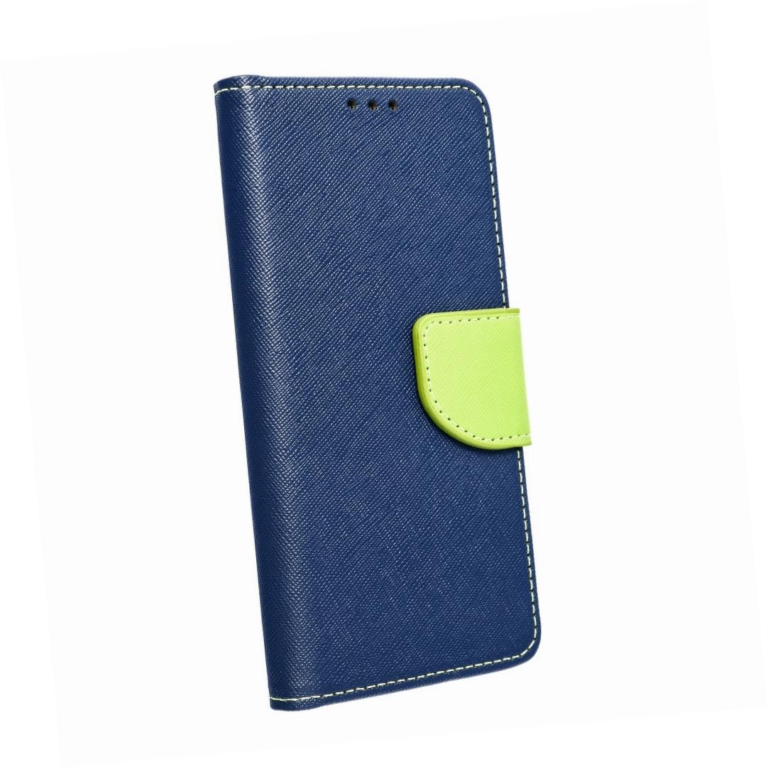 Etui zamykane z klapk� i magnesem Fancy Book granatowo-limonkowy Apple iPhone 13 Pro Max