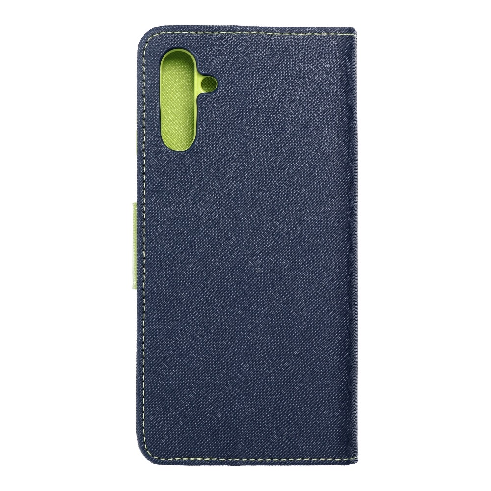 Etui zamykane z klapką i magnesem Fancy Book granatowo-limonkowy Samsung Galaxy A13 5G / 2 Etui zamykane z klapką i magnesem Fancy Book granatowo-limonkowy Samsung Galaxy A13 5G / 2