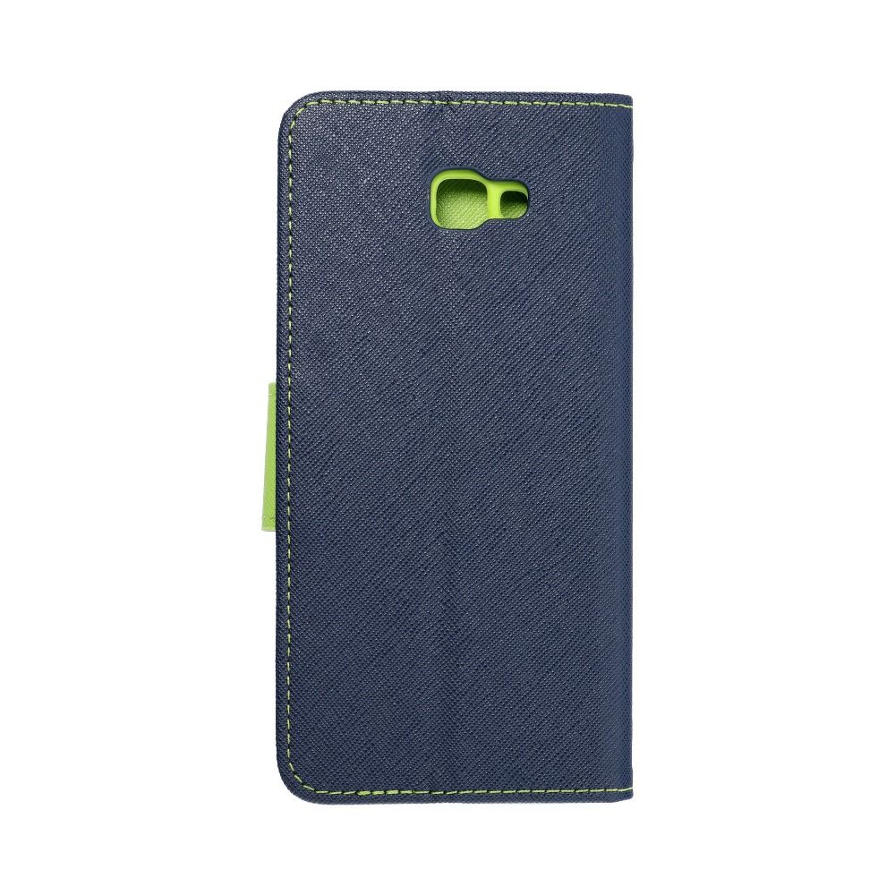 Pokrowiec Fancy Book granatowo-limonkowy Samsung Galaxy J4 Plus / 2