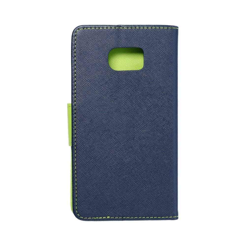 Pokrowiec Fancy Book granatowo-limonkowy Samsung Galaxy S7 Edge / 2 Pokrowiec Fancy Book granatowo-limonkowy Samsung Galaxy S7 Edge / 2