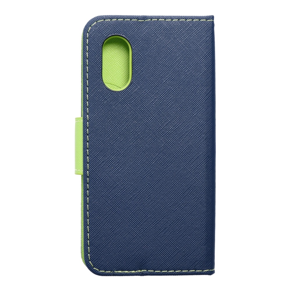 Pokrowiec Fancy Book granatowo-limonkowy Samsung Galaxy Xcover 5 / 2