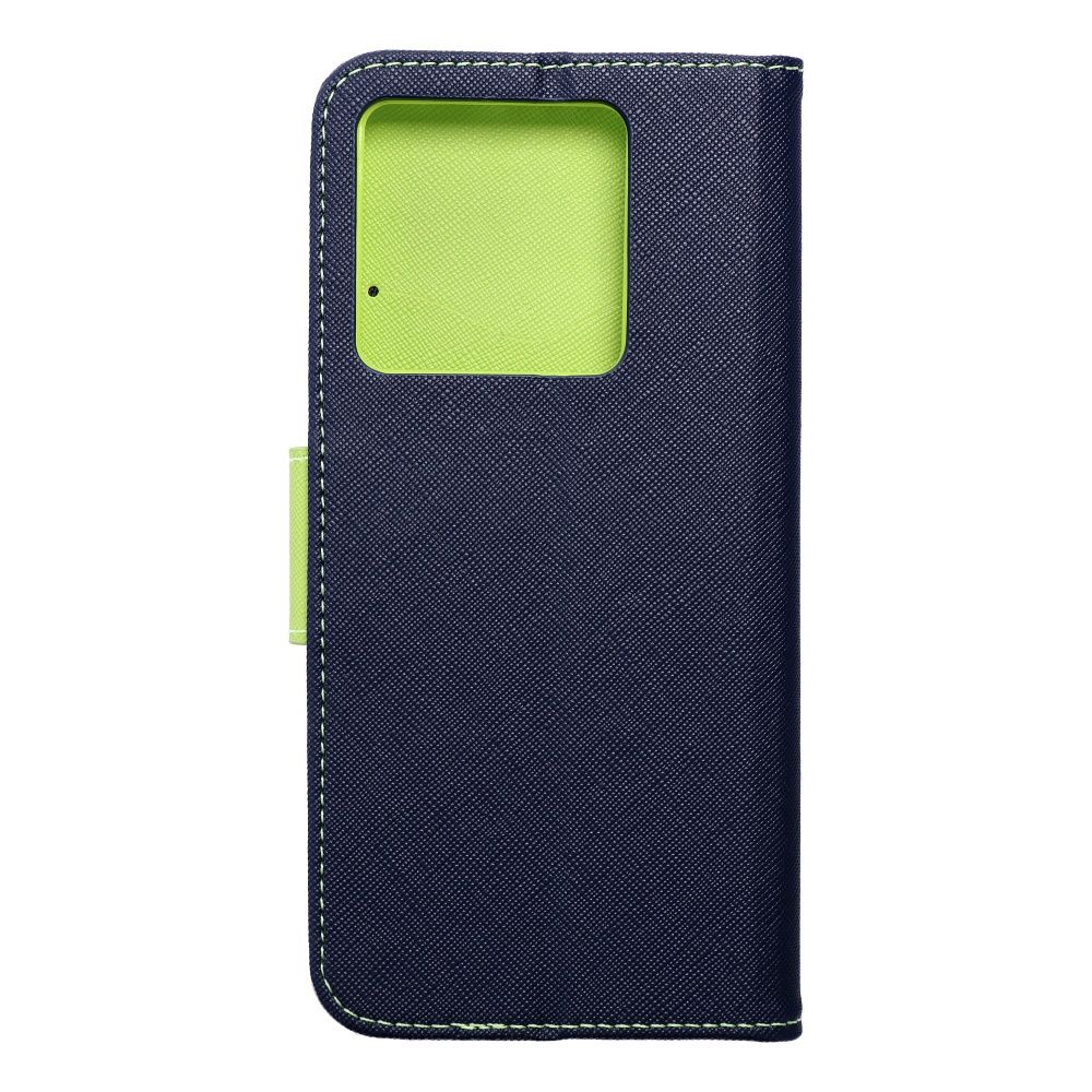 Pokrowiec Fancy Book granatowo-limonkowy Xiaomi 13T Pro / 9