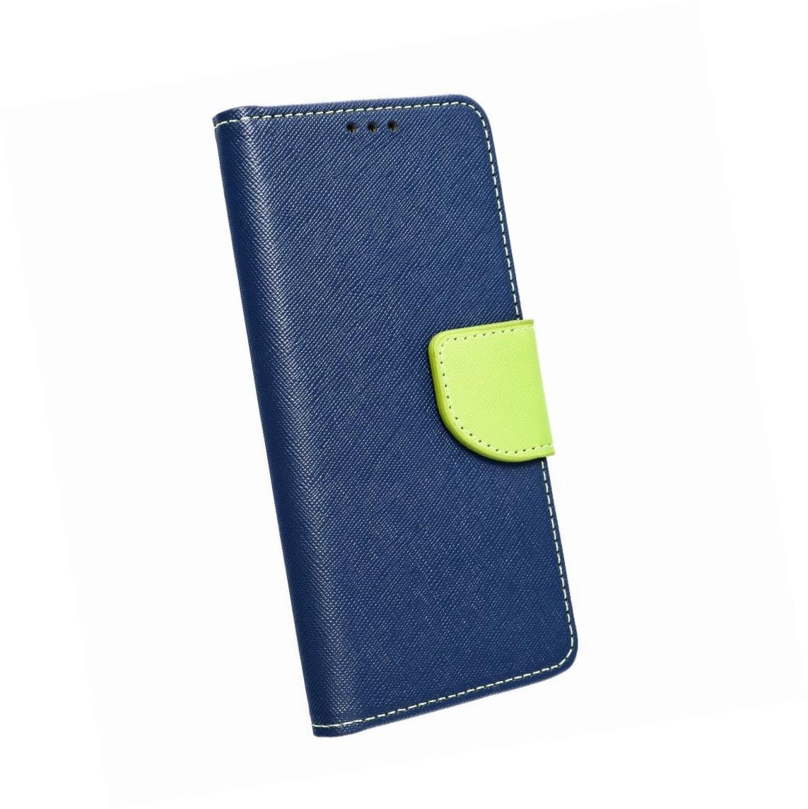 Etui zamykane z klapk� i magnesem Fancy Book granatowo-limonkowy Xiaomi Redmi Note 11