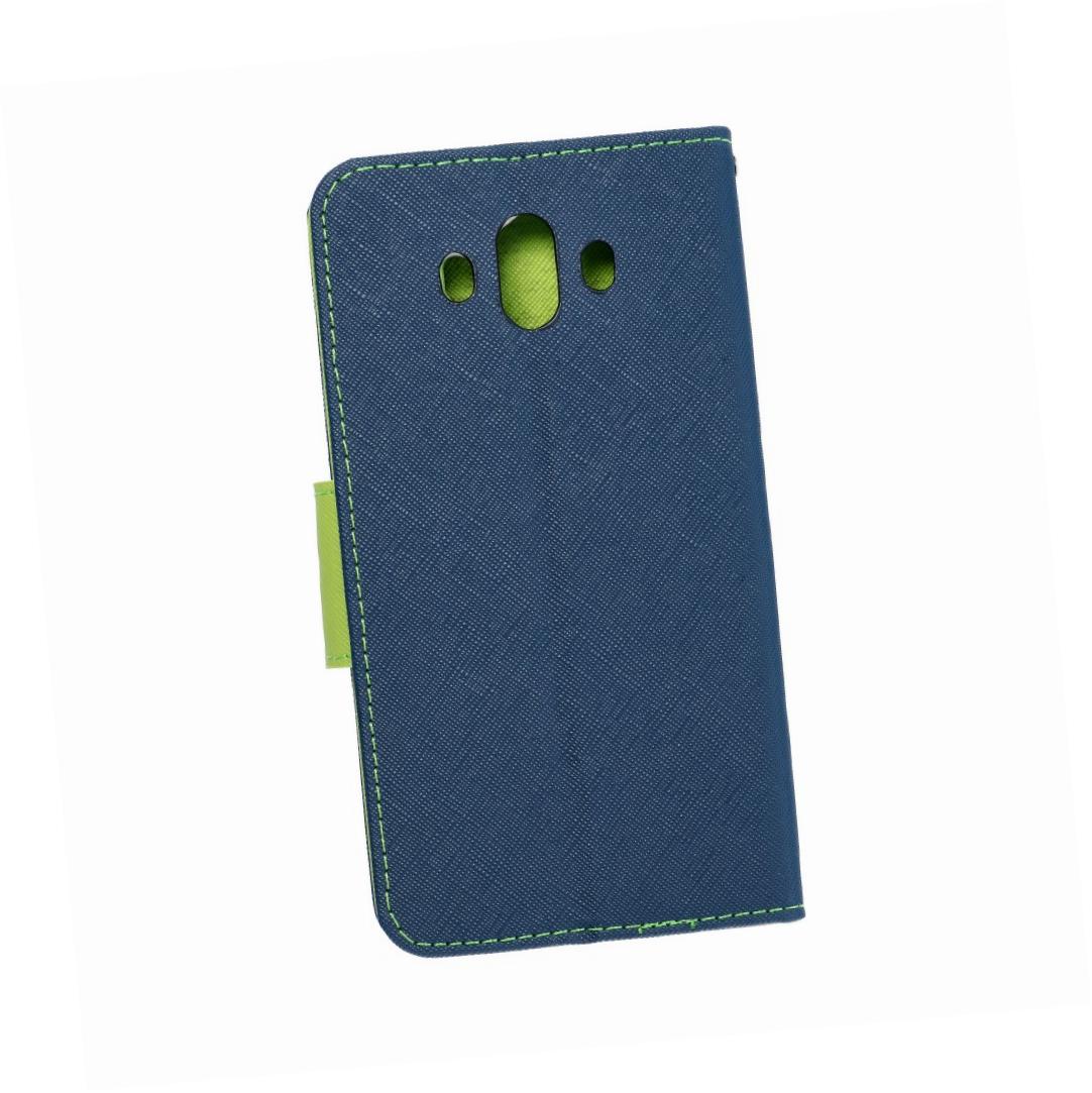 Etui zamykane z klapką i magnesem Fancy Book granatowo-limonkowy Huawei Mate 10 Etui zamykane z klapką i magnesem Fancy Book granatowo-limonkowy Huawei Mate 10