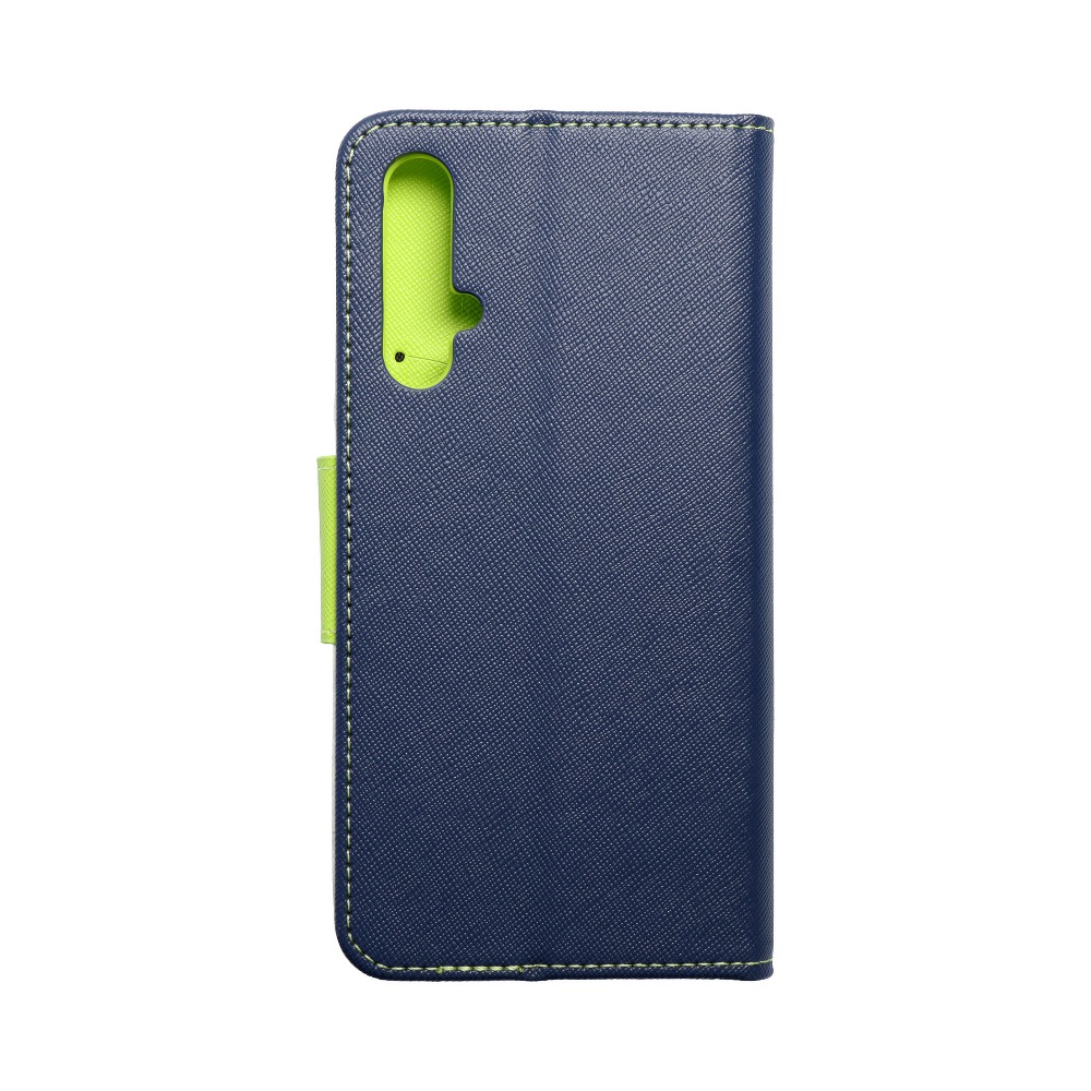 Pokrowiec Fancy Book granatowo-limonkowy Huawei Nova 5T Pokrowiec Fancy Book granatowo-limonkowy Huawei Nova 5T