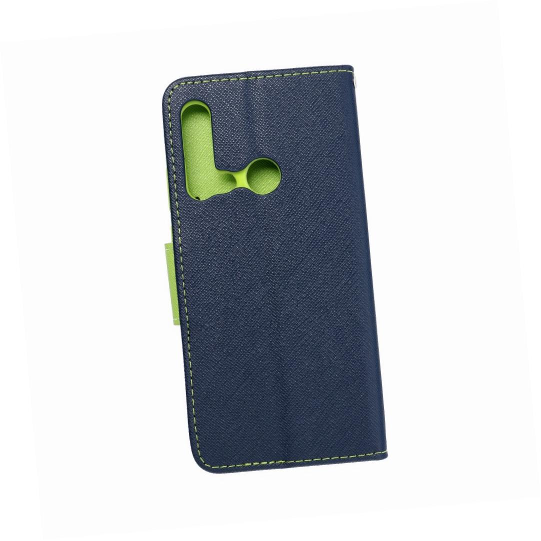 Etui zamykane z klapką i magnesem Fancy Book granatowo-limonkowy Huawei P20 Lite 2019 Etui zamykane z klapką i magnesem Fancy Book granatowo-limonkowy Huawei P20 Lite 2019