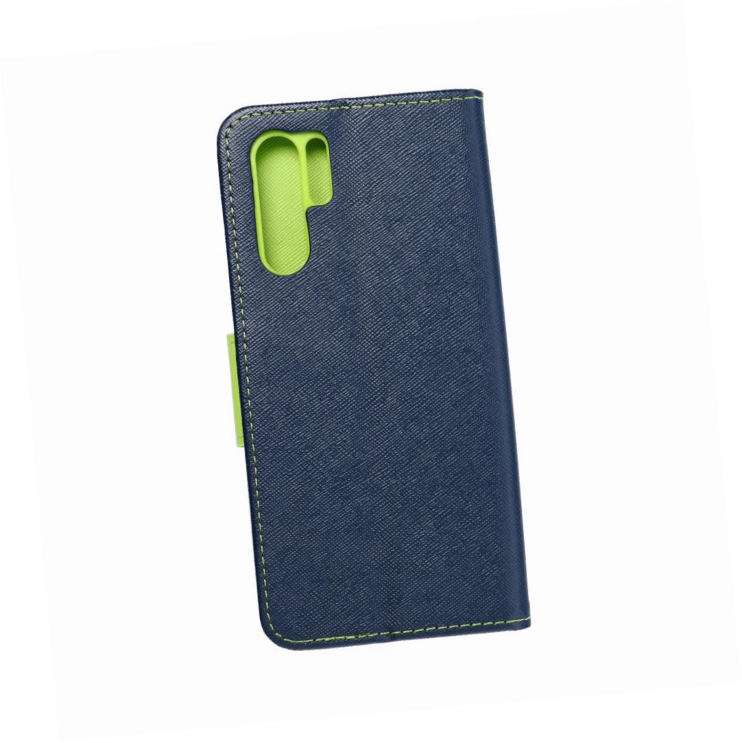 Etui zamykane z klapką i magnesem Fancy Book granatowo-limonkowy Huawei P30 Pro Etui zamykane z klapką i magnesem Fancy Book granatowo-limonkowy Huawei P30 Pro