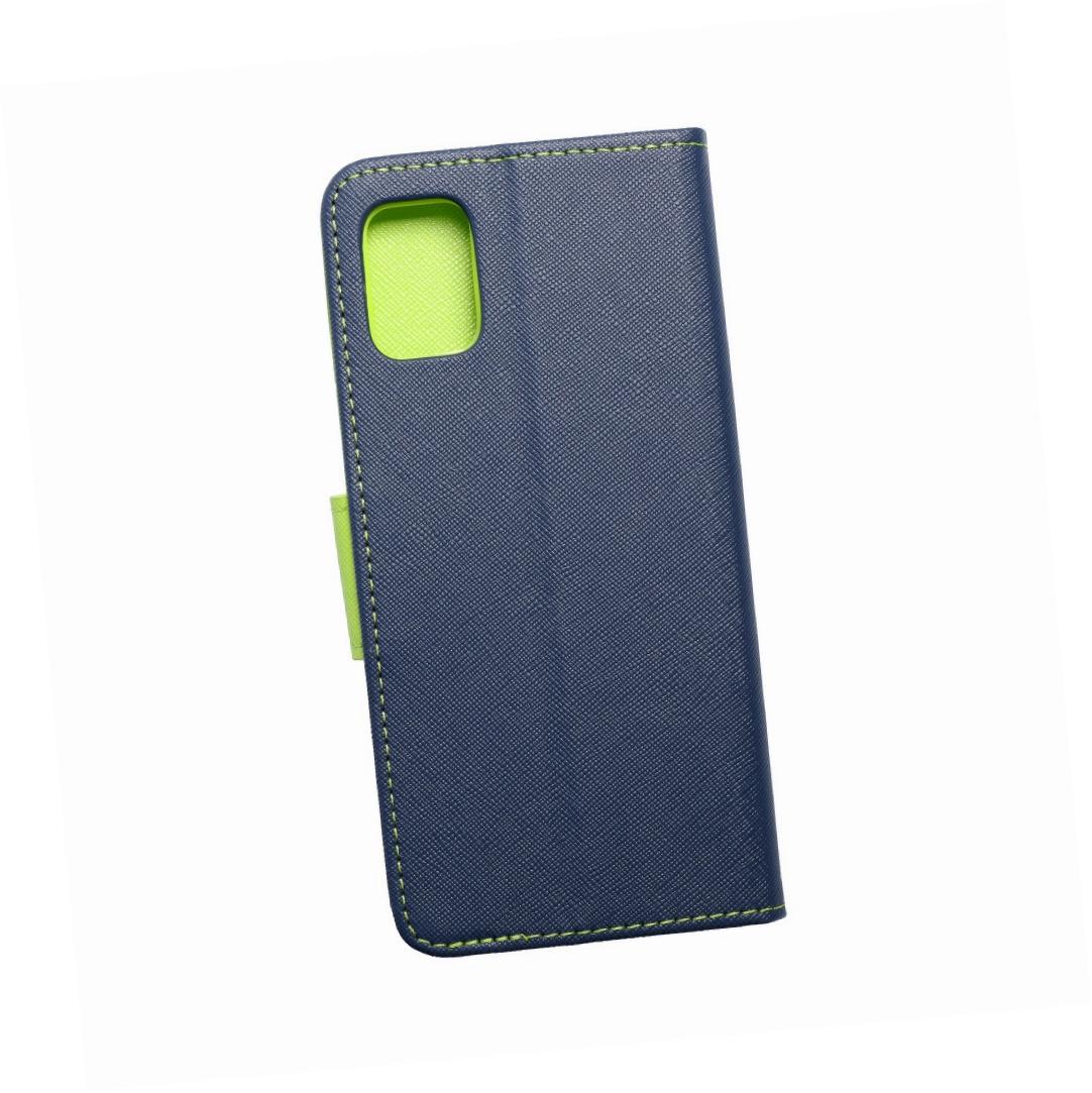 Etui zamykane z klapką i magnesem Fancy Book granatowo-limonkowy Samsung Galaxy A51 Etui zamykane z klapką i magnesem Fancy Book granatowo-limonkowy Samsung Galaxy A51