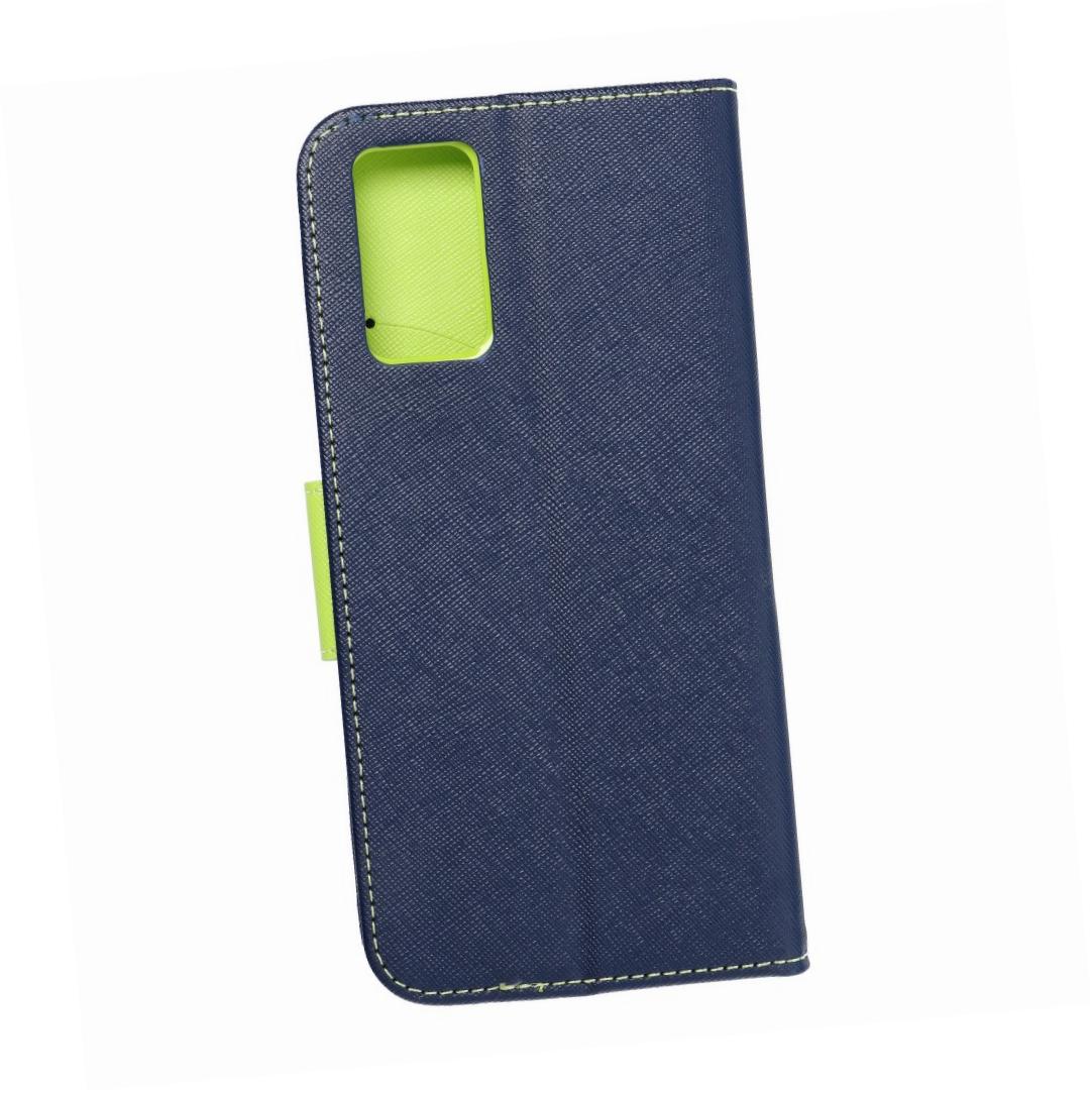 Etui zamykane z klapką i magnesem Fancy Book granatowo-limonkowy Samsung Galaxy Note 20 Etui zamykane z klapką i magnesem Fancy Book granatowo-limonkowy Samsung Galaxy Note 20