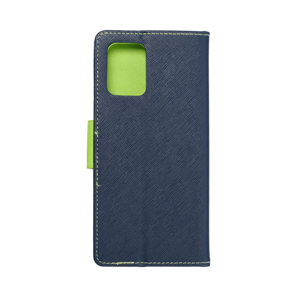 Pokrowiec Fancy Book granatowo-limonkowy Samsung Galaxy S10 Lite