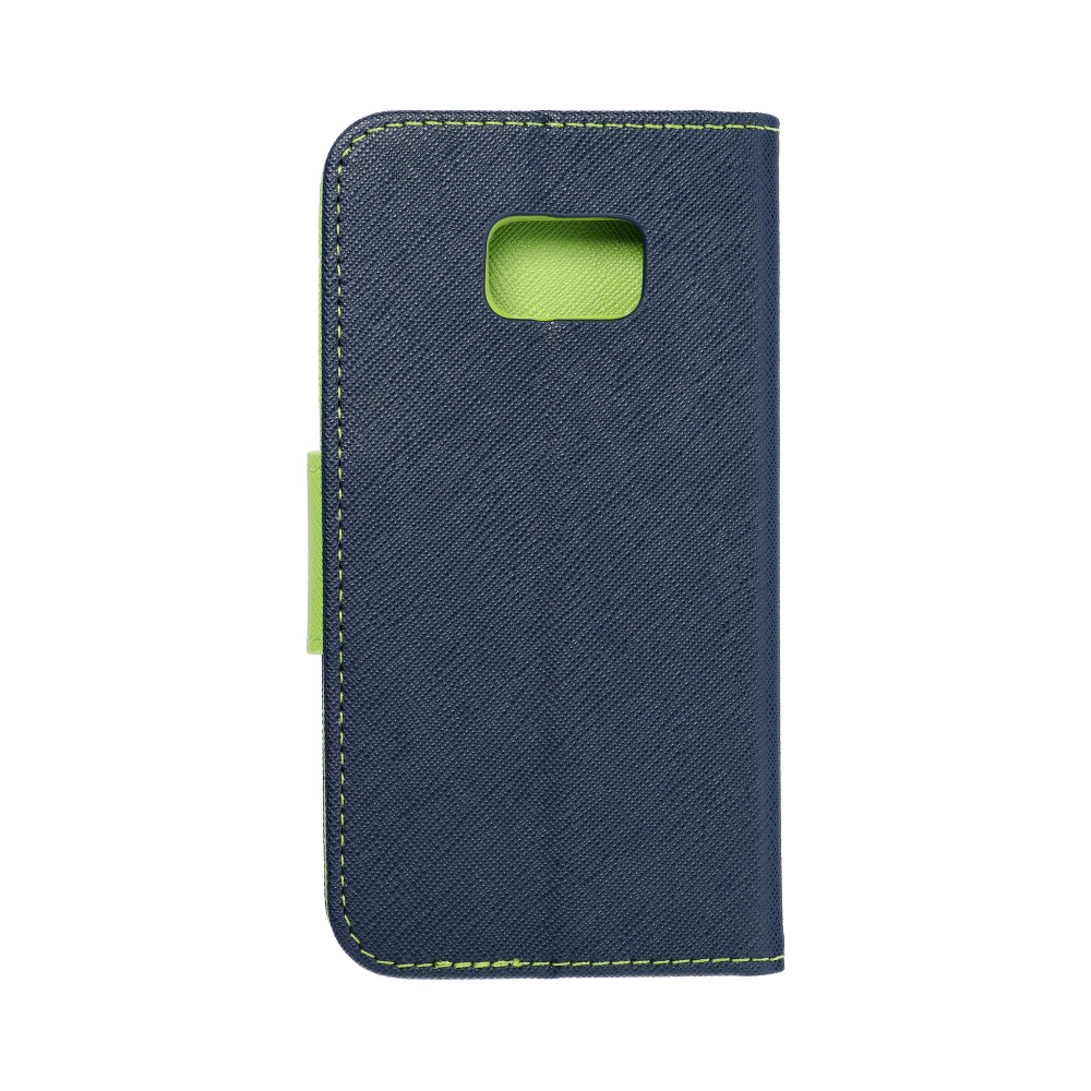 Pokrowiec Fancy Book granatowo-limonkowy Samsung Galaxy S7 G930