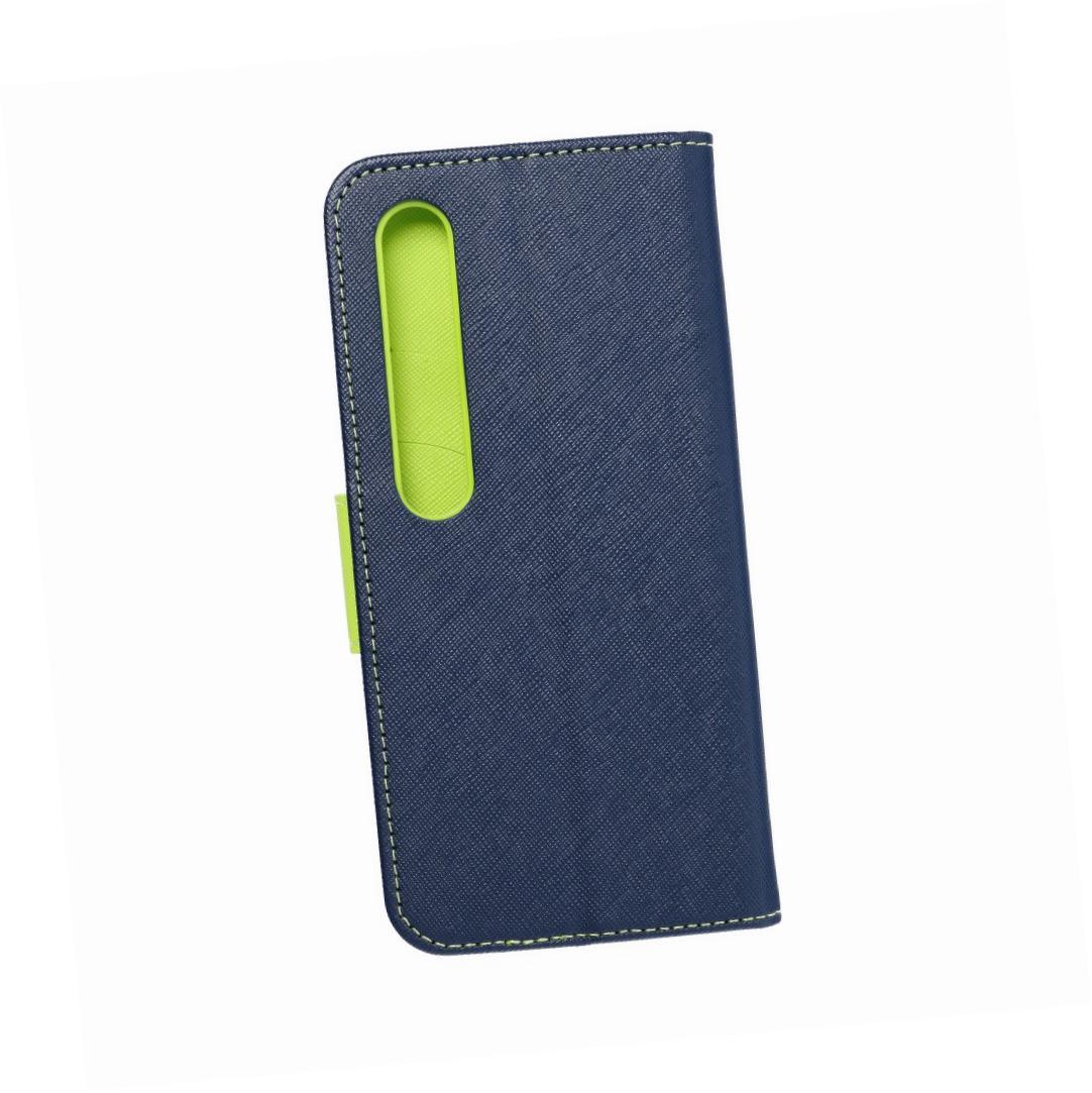 Etui zamykane z klapk� i magnesem Fancy Book granatowo-limonkowy Xiaomi MI 10T 5G