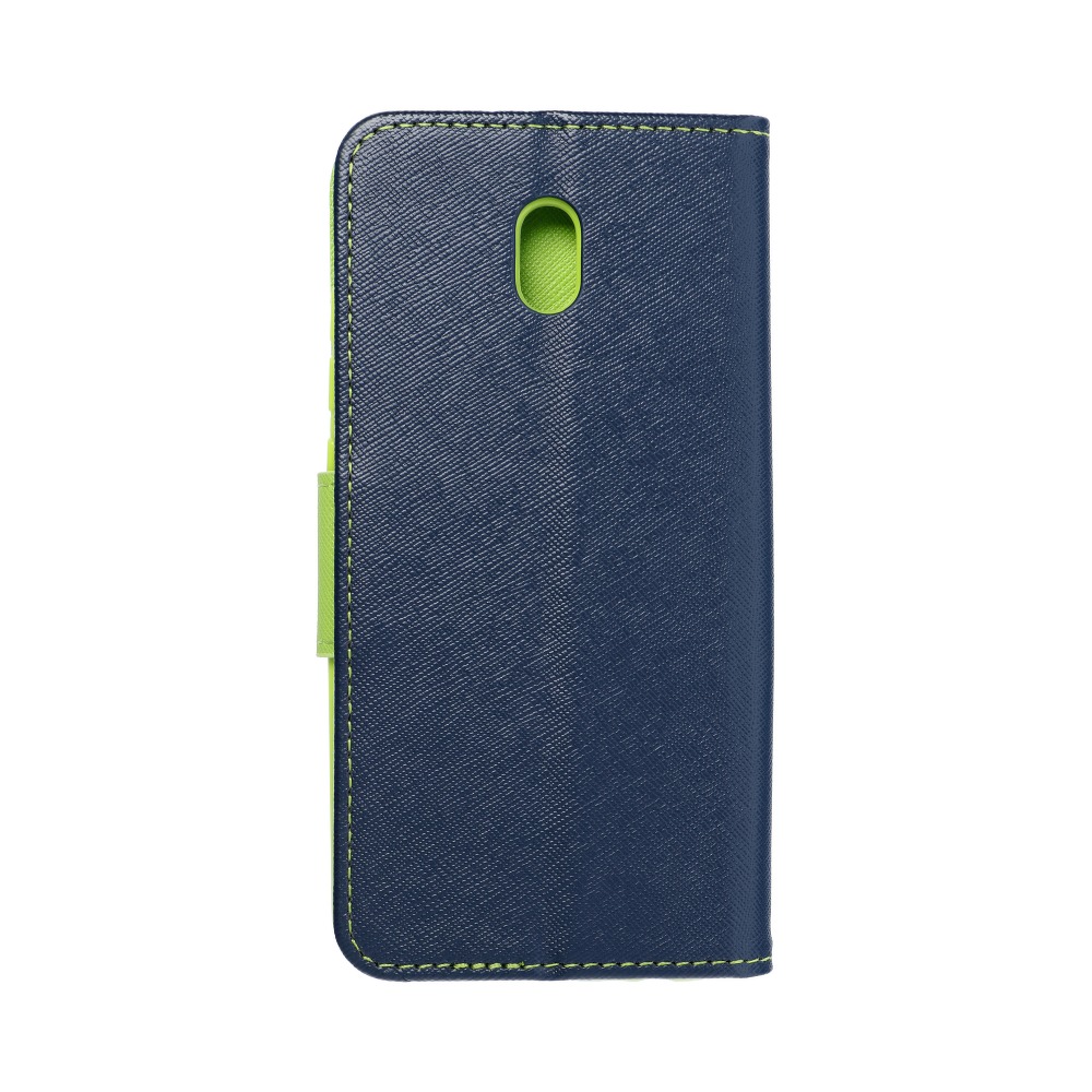 Pokrowiec Fancy Book granatowo-limonkowy Xiaomi Redmi 8A