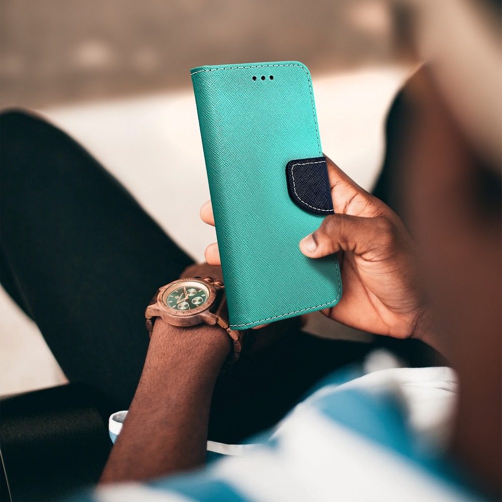 Etui zamykane z klapk� i magnesem Fancy Book mi�towo-granatowy Samsung Galaxy A5 (2017) / 7