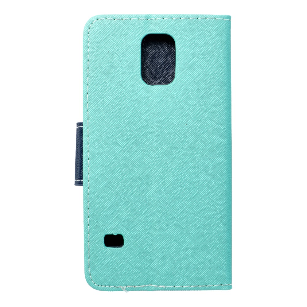 Pokrowiec Fancy Book mi�towo-granatowy Samsung Galaxy S5 / 2