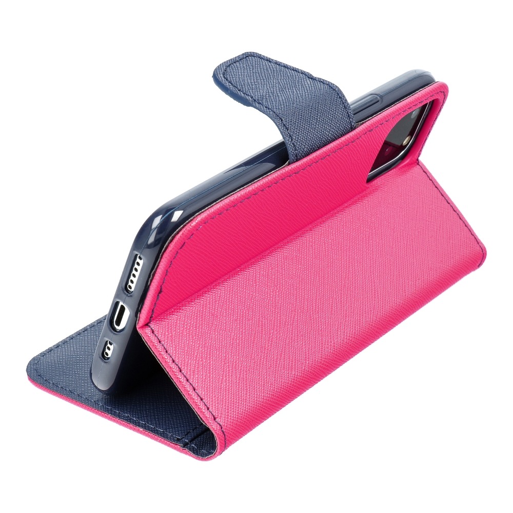 Etui zamykane z klapką i magnesem Fancy Book różowo-granatowy Apple iPhone 5 / 3 Etui zamykane z klapką i magnesem Fancy Book różowo-granatowy Apple iPhone 5 / 3